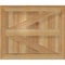 Ekena Millwork Framed Board-n-Batten Shutters w/Z-Bar, Rough Sawn Western Red Cedar, 21 1/2W x 18H, PR RBF06Z21X018RWR - alternate 5